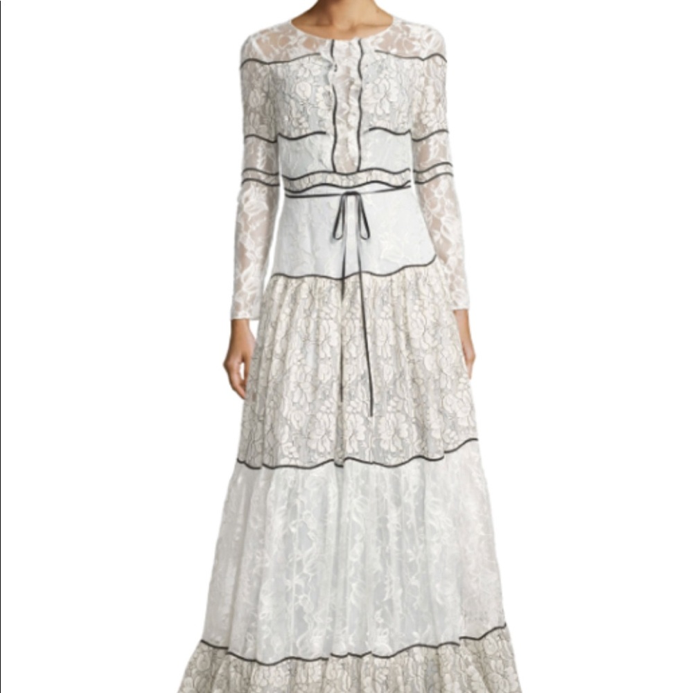 Sachin & Babi Sara Gown size 4 white